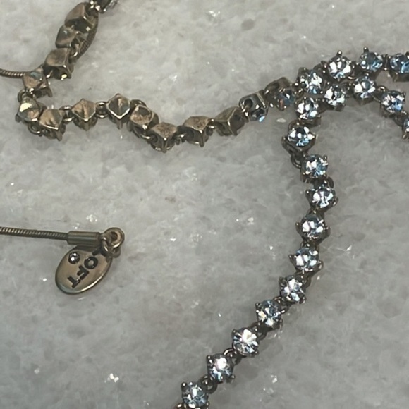 Loft necklace Gold color CZ Diamond fashion jewelry necklace Loft New - Picture 9 of 9